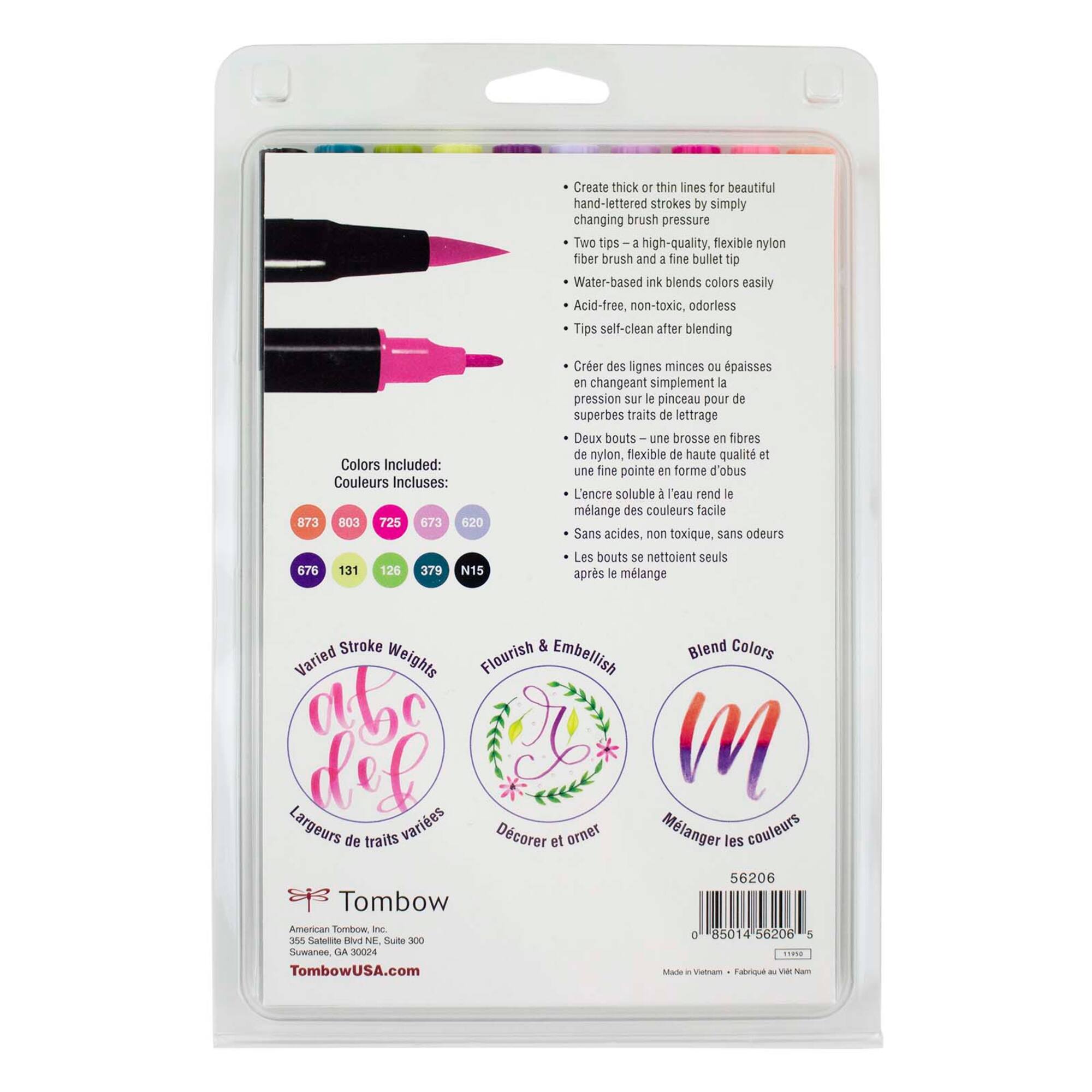 Tombow Lettering Favorites Dual Brush Pens